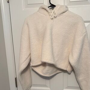 Gilly Hicks Cream Hooded Sweater